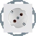 Berker 47271909 Schuko-Steckdose 45° S.1/B.3/B.7 polarweiß matt 