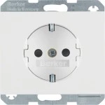 Berker 47357009 Schuko-Steckdose mit erhöhter Berührungsschutz K.1 polarweiß glänzend 