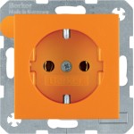 Berker 47431914 Schuko-Steckdose S.1/B.3/B.7 orange matt 