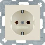 Berker 47438982 Schuko-Steckdose S.1/B.3/B.7 cremeweiß glänzend 