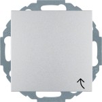 Berker 47441404 Schuko-Steckdose mit Klappdeckel mit erhöhter Berührungsschutz S.1/B.3/B.7 alu matt 