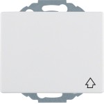Berker 47477109 Schuko-Steckdose mit Klappdeckel und erhöhter Berührungsschutz K.1 polarweiß glänzend 
