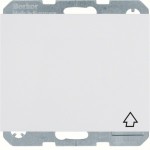 Berker 47517109 Schuko-Steckdose mit Klappdeckel und erhöhter Berührungsschutz K.1 polarweiß glänzend 