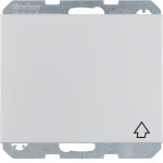 Berker 47517203 Schuko-Steckdose mit selbstschließendem Klappdeckel und erhöhter Berührungsschutz K.5 Alu 
