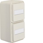 Berker 47703552 Schuko-Steckdose 2-fach senk mit Klappdeckel mit erhöhter Berührungsschutz W.1 polarweiß 
