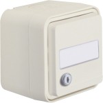 Berker 47893502 Schuko-Steckdose mit Klappdeckel Beschriftungsfeld gleiche Schließung AP W.1 polarweiß 