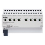 Berker 75318005 Schaltaktor 8-fach 16A C-Last Schließer Hand Status REG KNX lichtgrau 