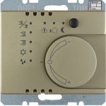 Berker 75441144 Temperaturregler mit Tasterschnittstelle Arsys hellbronze lackiert 