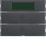 Berker 75662775 Tastsensor 2-fach mit RTR Display K.1 anthrazit 