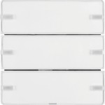 Berker 80143329 Tastsensor 3-fach Komfort mit Beschriftungsfeld KNX Q.1/Q.3/Q.7/Q.9 polarweiß samt 