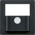 Berker 80960426 Abdeckung für KNX Bewegungsmelder-Modul Q.1/Q.3 anthrazit samt 