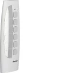 Berker 85607100 KNX-Funk Handsender 6 Kanal mit Beschriftungsfeld KNX Funk polarweiß samt 