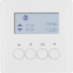 Berker 85741129 Jalousie-Schaltuhr Q.1/Q.3 polarweiß samt 