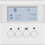 Berker 85745189 KNX-Funk Jalousie-Schaltuhr quicklink S.1/B.3/B.7 polarweiß glänzend 
