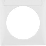 Berker 918032509 Rahmen mit Beschriftungsfeld Integro Flow polarweiß glänzend 