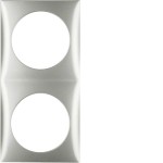 Berker 918262558 Rahmen 2-fach Integro Flow chrom matt lackiert 