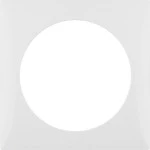 Berker 918272509 Rahmen 1-fach Integro Flow polarweiß glänzend 