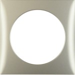 Berker 918272524 Rahmen 1-fach Integro Flow edelstahl matt lackiert 