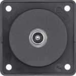 Berker 9451115 Antennen-Verbinderdose TV Integro Modul-Einsätze schwarz matt 