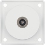 Berker 945112512 Antennen-Verbinderdose TV Integro Modul-Einsätze polarweiß matt 
