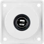 Berker 945172509 Steckdose 12 V Integro Modul-Einsätze polarweiß glänzend 