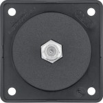 Berker 9451905 Antennen-Verbinderdose SAT Integro Modul-Einsätze schwarz matt 