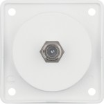 Berker 945192502 Antennen-Verbinderdose SAT Integro Modul-Einsätze polarweiß matt 