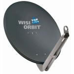 Wisi OA85H TopLine Alu-Sat-Spiegel anthrazit/basaltgrau 85cm 