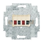 Busch-Jaeger 0248/02-101 Stereo-Lautsprecher-Anschlussdose mit Steckklemmen 2CKA000230A0402 
