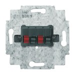 Busch-Jaeger 0248/05-101 Stereo-Lautsprecher-Anschlussdose mit Steckklemmen 2CKA000230A0404 