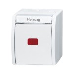 Busch-Jaeger 2601/2 SKWNH-54 Wippkontrollschalter/Heizungsschalter Ausschaltung 2-polig alpinweiß 2CKA001085A1623 