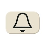 Busch-Jaeger 2525 KI Tastersymbol Klingel 2CKA001433A0432 