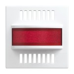 Busch-Jaeger 1573 C-914 Zentralscheibe mit roter und neutraler Kalotte alpinweiß 2CKA001582A0399 