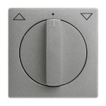 Busch-Jaeger 1740-803 Zentralscheibe mit Drehgriff mit Aufdruck graumetallic 2CKA001710A3840 