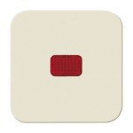 Busch-Jaeger 2509-212 Wippe mit roter Kalotte cremeweiß 2CKA001731A0256 