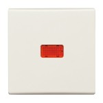 Busch-Jaeger 2107-32 Wippe mit roter Kalotte cremeweiß 2CKA001731A1833 