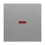 Busch-Jaeger 1789-803 Wippe mit kleiner roter Kalotte graumetallic 2CKA001751A3013 