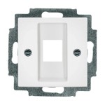 Busch-Jaeger 2561-212 Zentralscheibe Modular Jack cremeweiß 2CKA001753A3825 