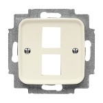 Busch-Jaeger 2561-02-212 Zentralscheibe Modular Jack cremeweiß 2CKA001753A3957 