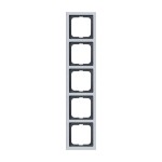 Busch-Jaeger 1725-183K future® linear-Rahmen 5-fach alusilber 2CKA001754A4310 
