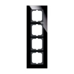 Busch-Jaeger 1724-825 Rahmen 4-fach Glas schwarz 2CKA001754A4325 