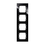 Busch-Jaeger 1724-281 Rahmen 4-fach schwarz 2CKA001754A4412 