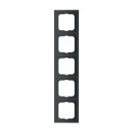Busch-Jaeger 1725-885K future® linear-Rahmen 5-fach schwarz matt 2CKA001754A4423 