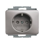 Busch-Jaeger 20 EUCKS-20 Schuko-Steckdose mit erhöhtem Berührungsschutz platin 2CKA002013A4458 