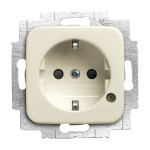 Busch-Jaeger 20 EUCBL-212 Schuko-Steckdose mit LED Kontrolllicht cremeweiß 2CKA002013A5280 