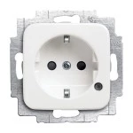 Busch-Jaeger 20 EUCBL-214 Schuko-Steckdose mit LED Kontrolllicht alpinweiß 2CKA002013A5281 