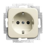 Busch-Jaeger 20 EUCBLI-212 Schuko-Steckdose Busch-steplight® mit Nachtorientierungslicht cremeweiß 2CKA002013A5290 