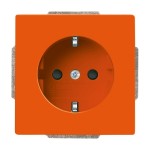 Busch-Jaeger 20 EUCKS-14-82 Schuko-Steckdose mit erhöhtem Berührungsschutz orange 2CKA002013A5324 