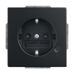 Busch-Jaeger 20 EUCBL-885 Schuko-Steckdose mit LED Kontrolllicht schwarz matt 2CKA002013A5330 