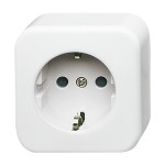 Busch-Jaeger 2300 EAP/11W-503 Schuko Steckdose alpinweiß 2CKA002041A0173 